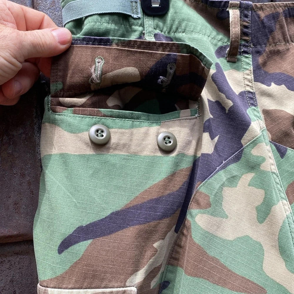 Camouflage military combat pants med long trousers hot weather woodland national - Picture 9 of 13
